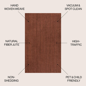 Pata Hand Woven Chunky Jute Area Rug